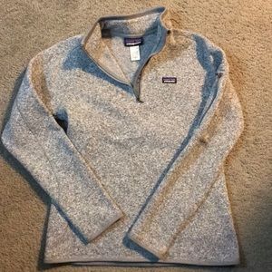 Gray Patagonia fleece